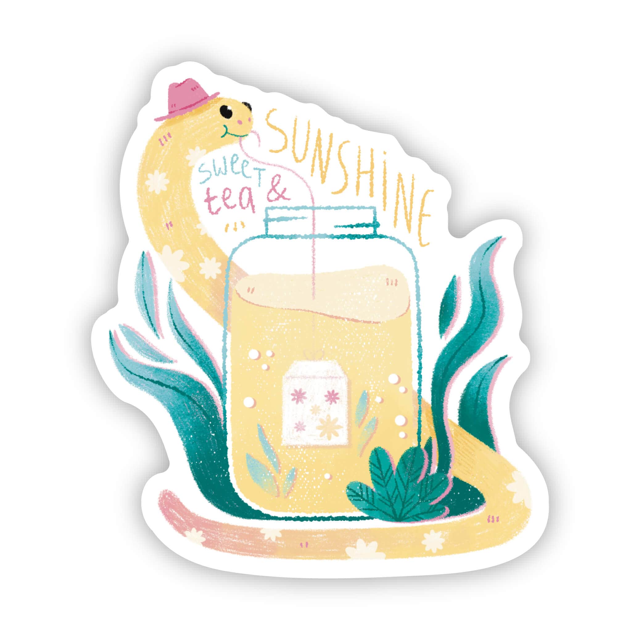  Sunshine & Sweet Tea Snake Sticker、mySite、elrpsem3k