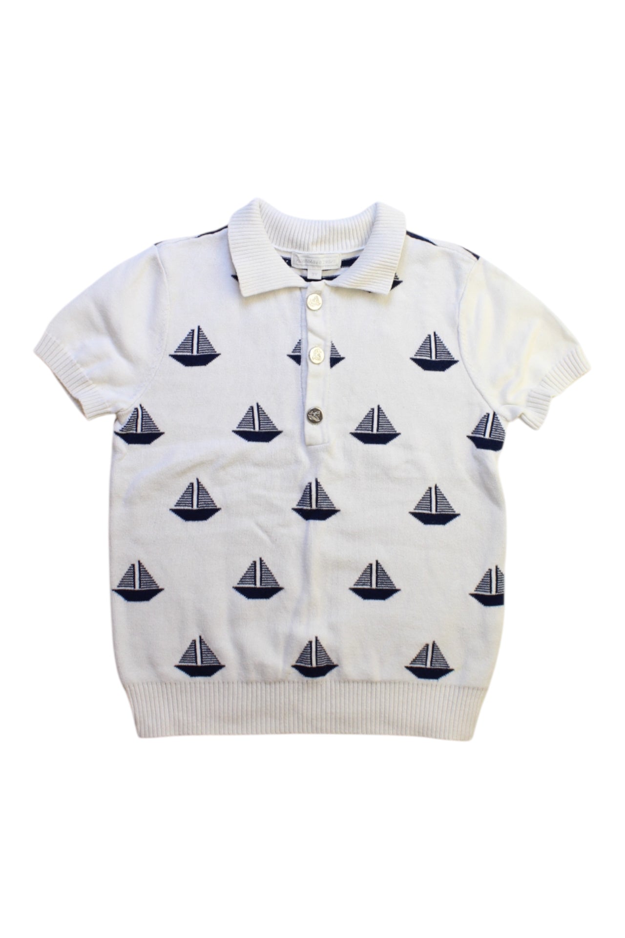 Nicholas & Bears Sailboat Polo Shirt 3T、mySite、g9winljtr