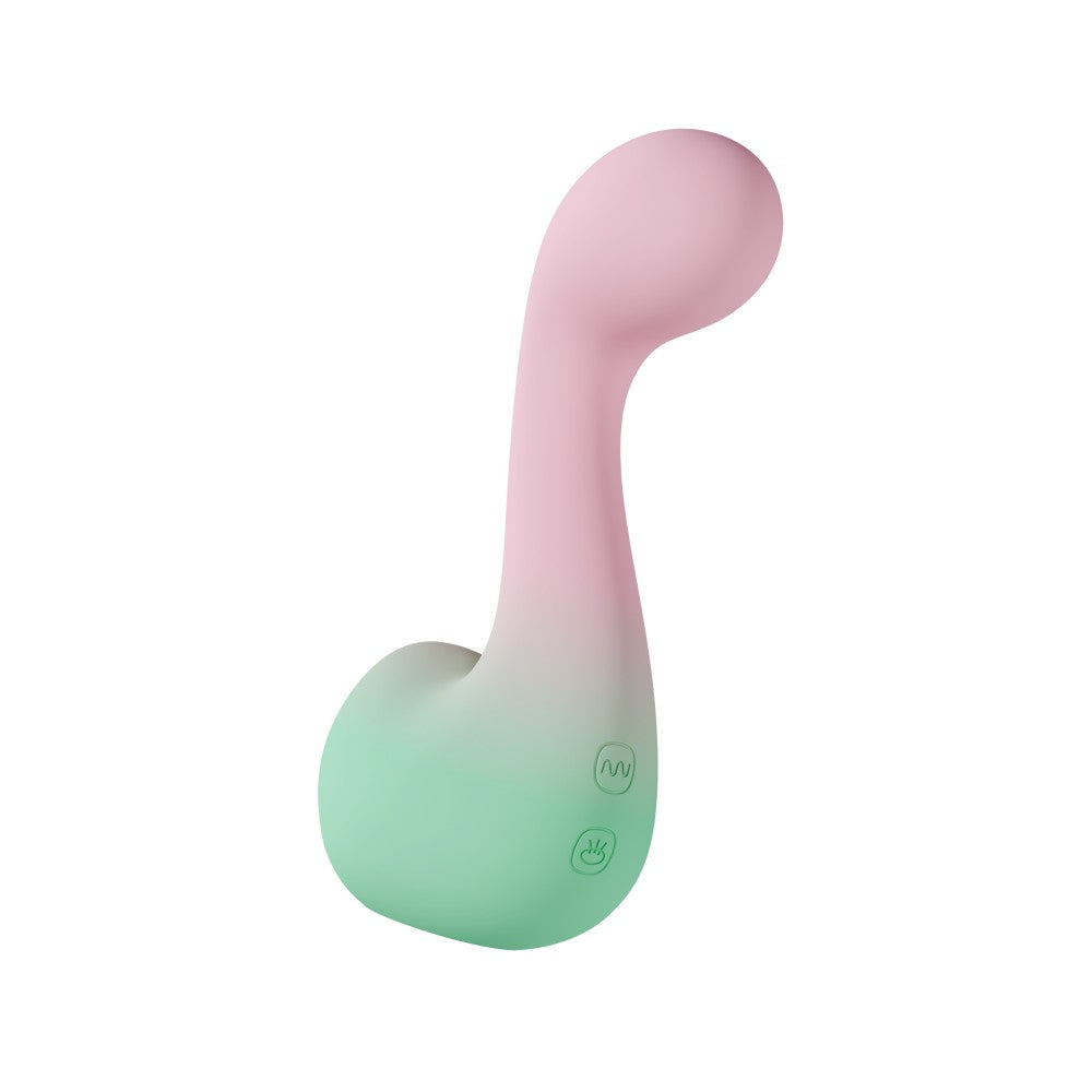 Play With Me | Melody Silicone Dual Vibrator With G-Spot Precision & Tongue-Fluttering Clitoral Stimulation - Pink、mySite、bottomscart