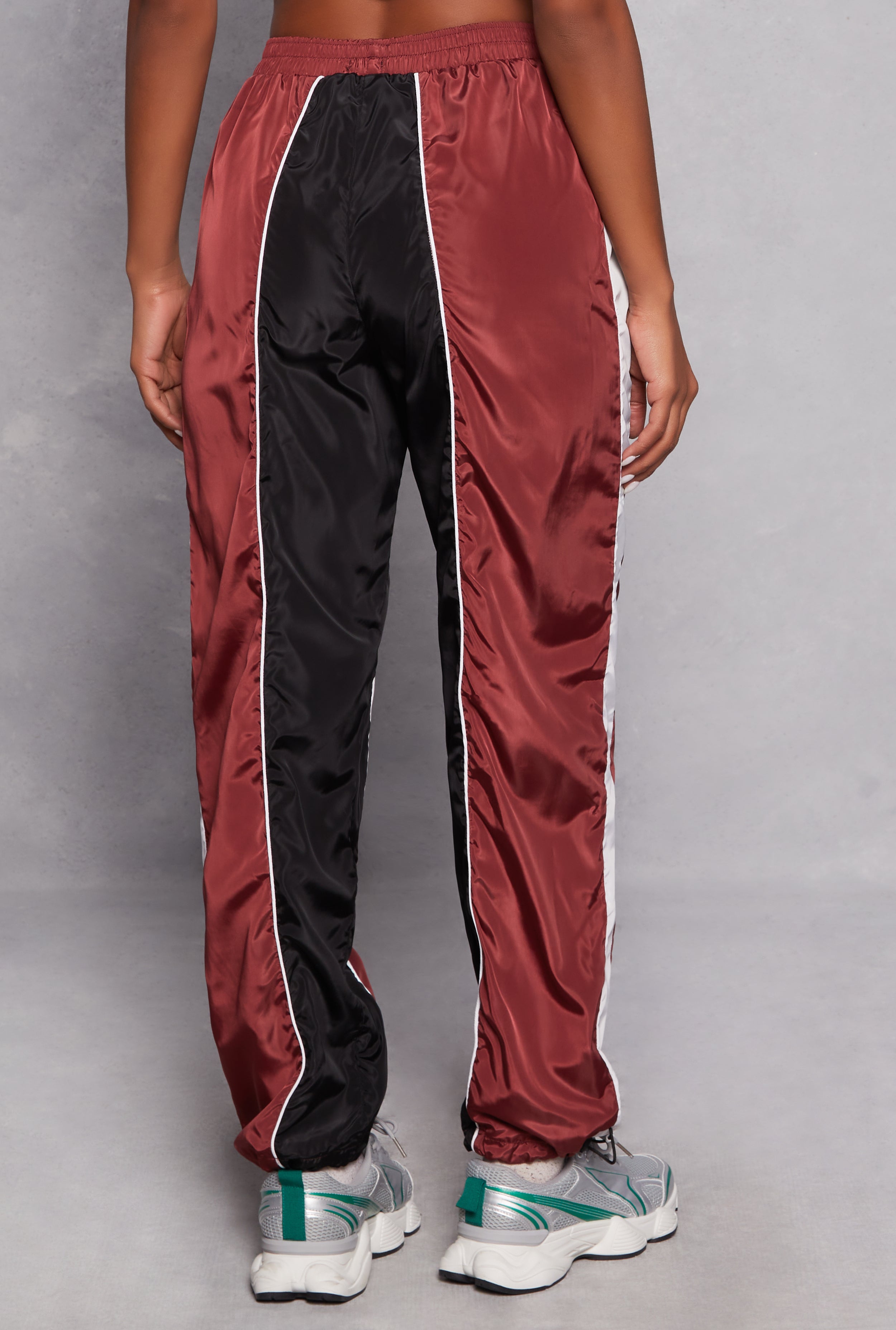 Color Blocked Contrast Stripe Track Pants、mySite、camillekostekn