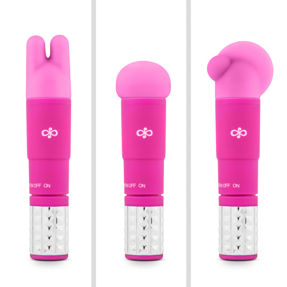 Rosé By Blush® | Revitalize Pink Vibrating 3-Piece Massage Wand Kit、mySite、bottomscart