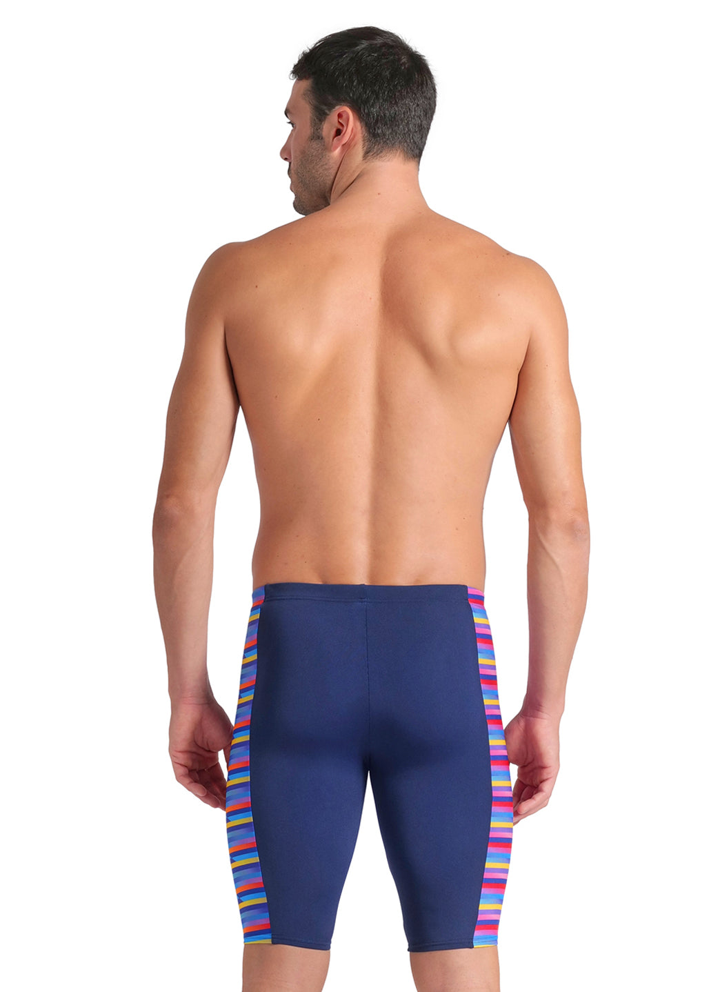 Arena Men's Racing Stripe Jammer Swimsuit、mySite、noshort
