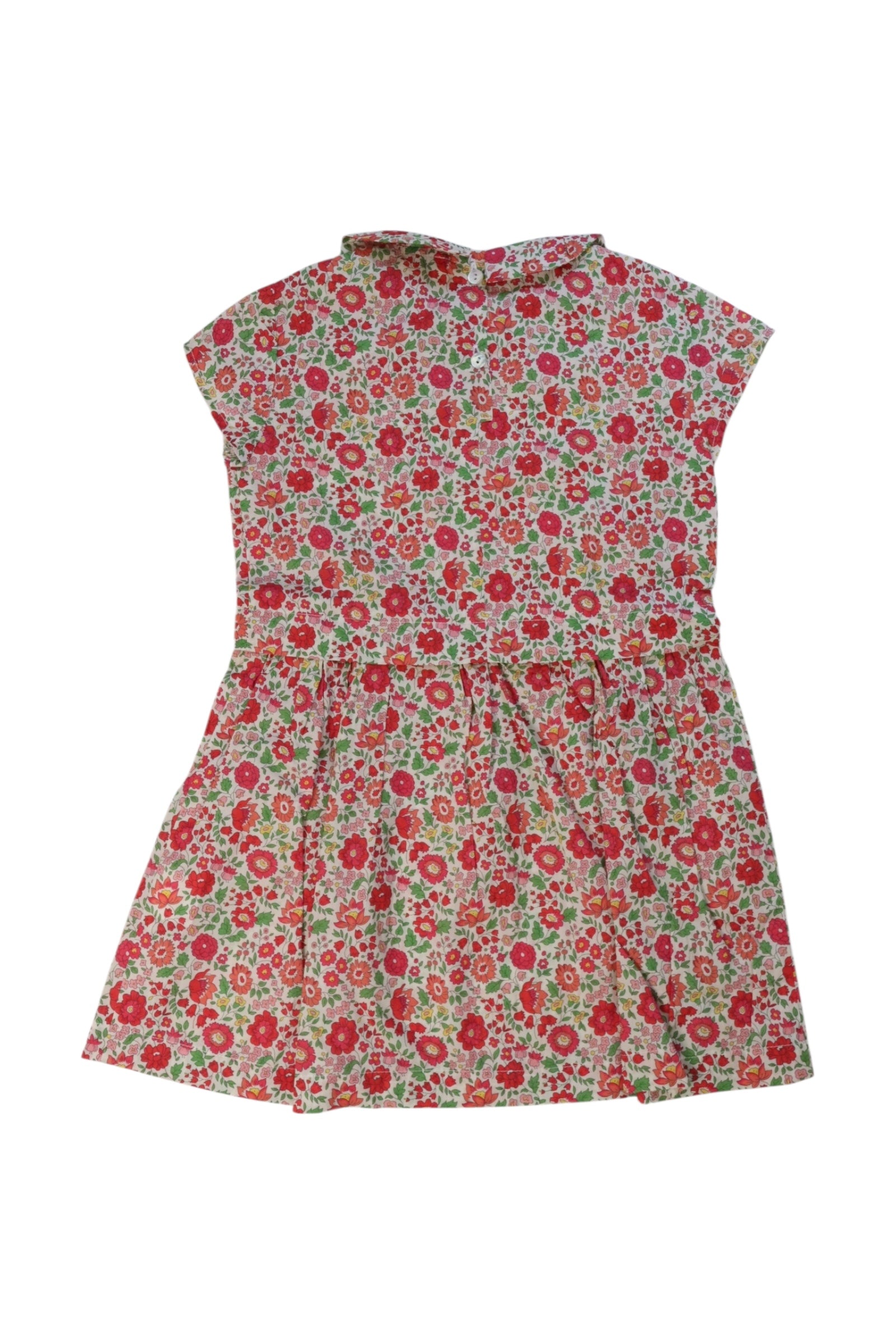Marie Puce Floral Short Sleeve Dress Size 4T、mySite、g9winljtr