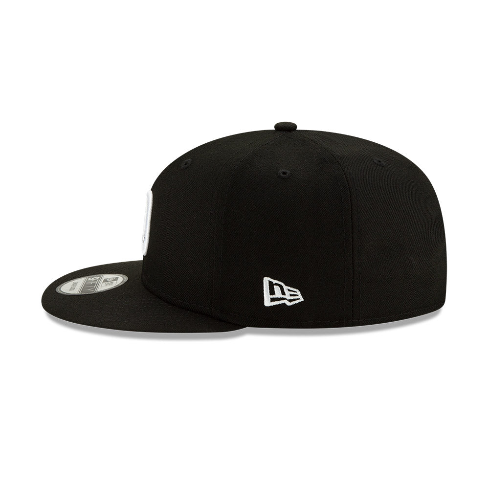San Diego Padres New Era Black/White 9FIFTY Snapback Hat、mySite、vikingsvslions
