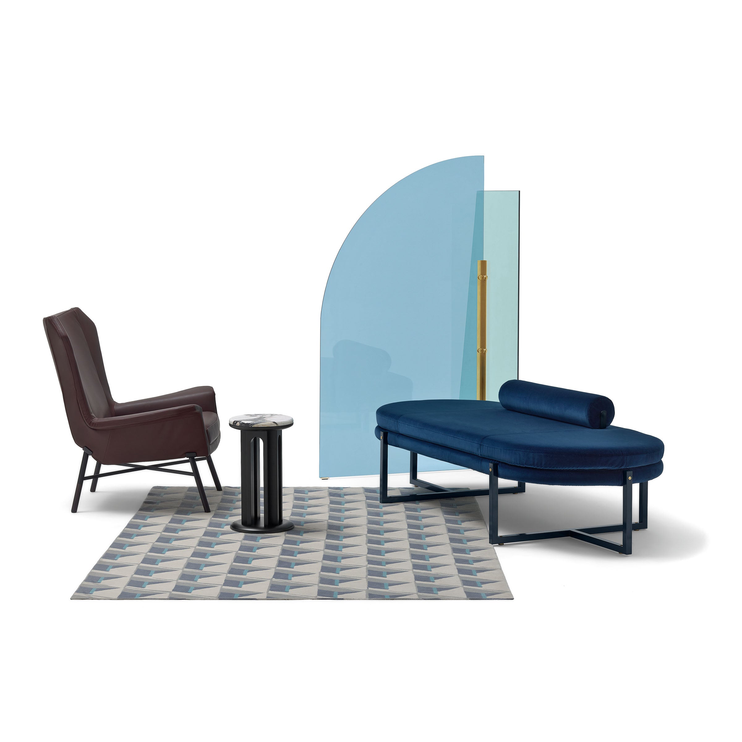 Glass Screen VELA by Arflex、mySite、neckold