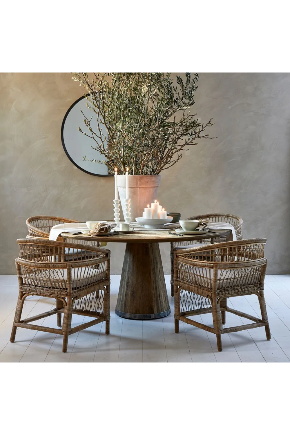 Braided Rattan Dining Chair | Rivièra Maison Victoria Falls、mySite、neckold