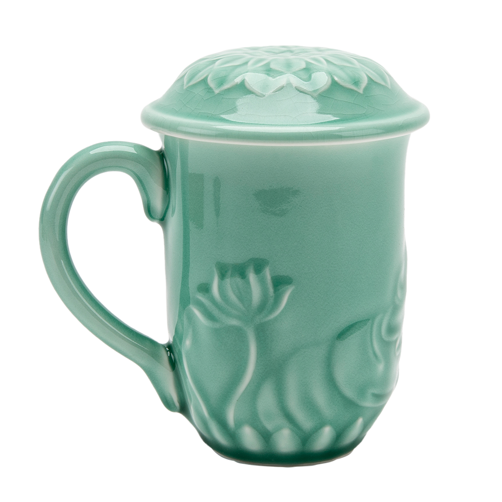 Tea Mug with Lid - Budai、mySite、topwebapps