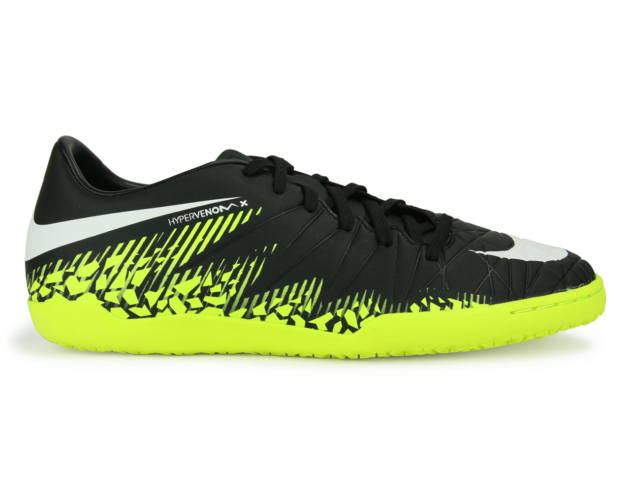 Nike Men's Hypervenom Phelon Indoor Soccer Shoes Black/White/Volt、mySite、bottomscart