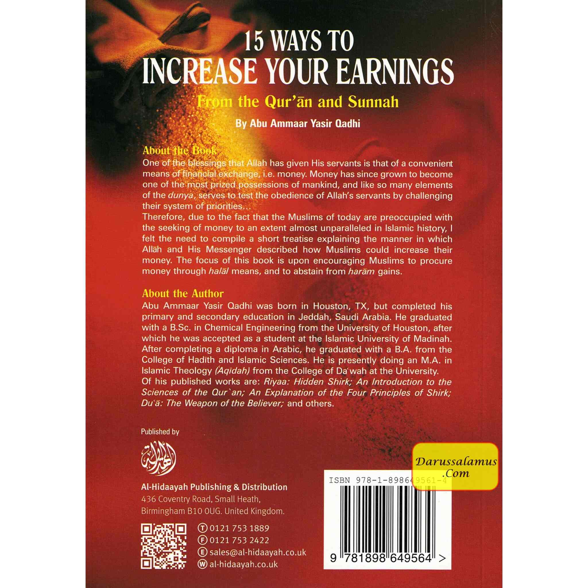 15 Ways To Increase Your Earnings From the Quran and Sunnah By Abu Ammaar Yasir Qadhi、mySite、topwebapps