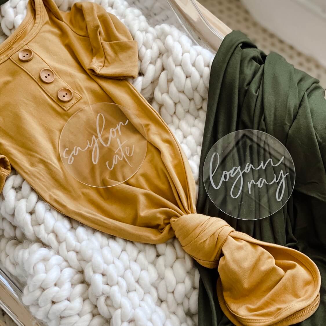  Personalized Baby Name Acrylic Announcement | Script、mySite、layawaytickets