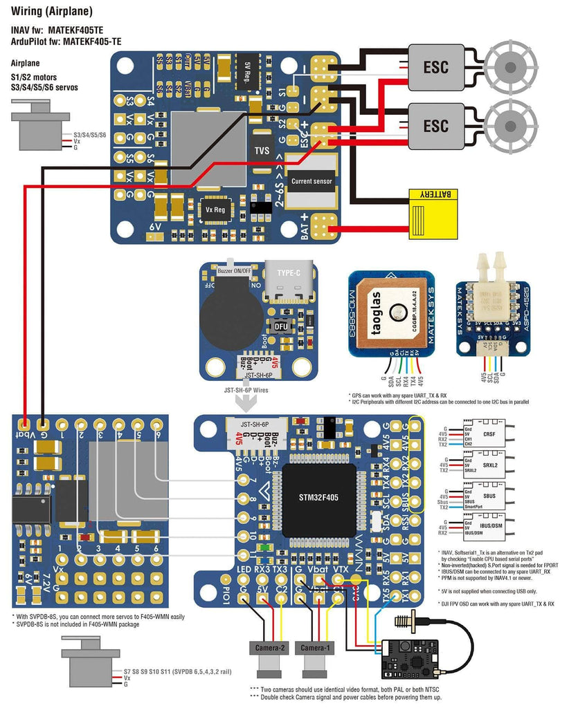 Matek F405-WMN Flight Controller