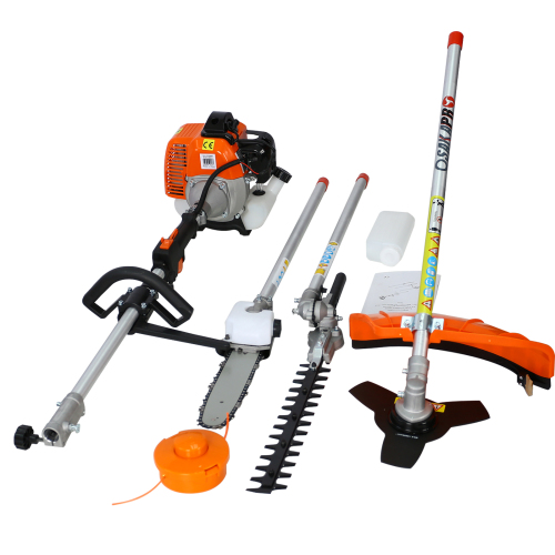 4 in 1 Multi-Functional Trimming Tool, 33CC 2-Cycle Garden Tool System with Gas Pole Saw, Hedge Trimmer, Grass Trimmer, and Brush Cutter EPA Compliant、、eastwooduniform