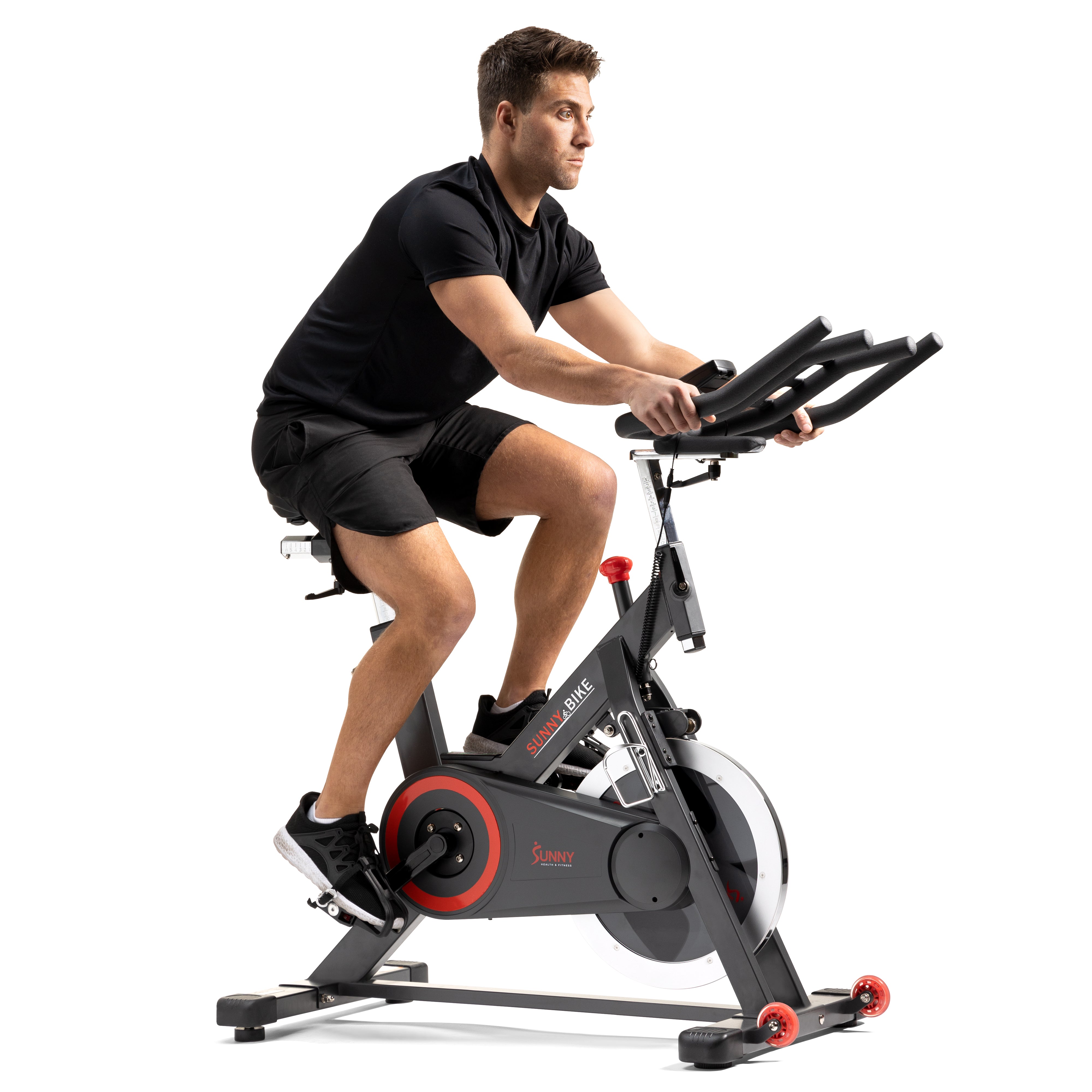  Premium Smart Magnetic Belt Drive Indoor Cycling Exercise Bike with 44LB Flywheel、mySite、ghnorth