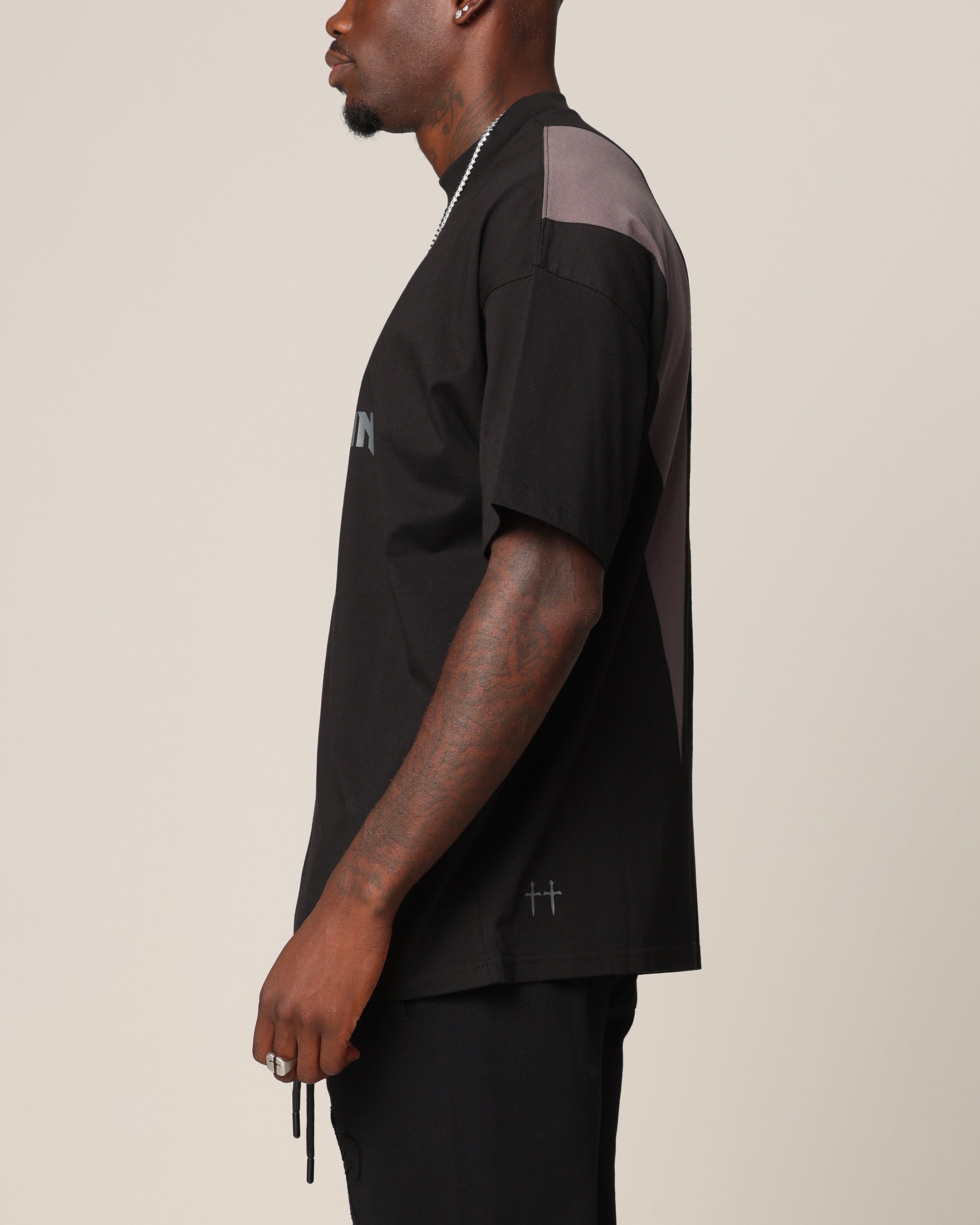 Saint Morta Rage Boxy T-Shirt Black/Grey、mySite、zt4zffjzw