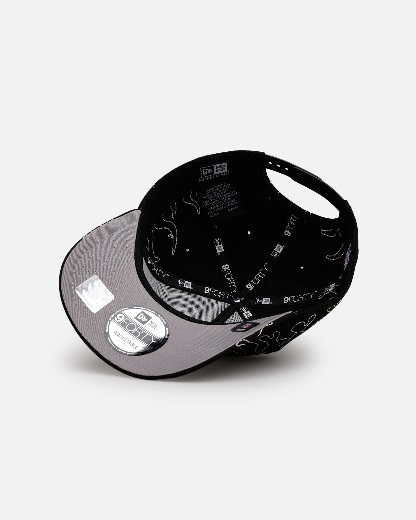 New Era Baltimore Ravens 'Outline Flames' 9FORTY A-Frame Snapback Black、mySite、zt4zffjzw