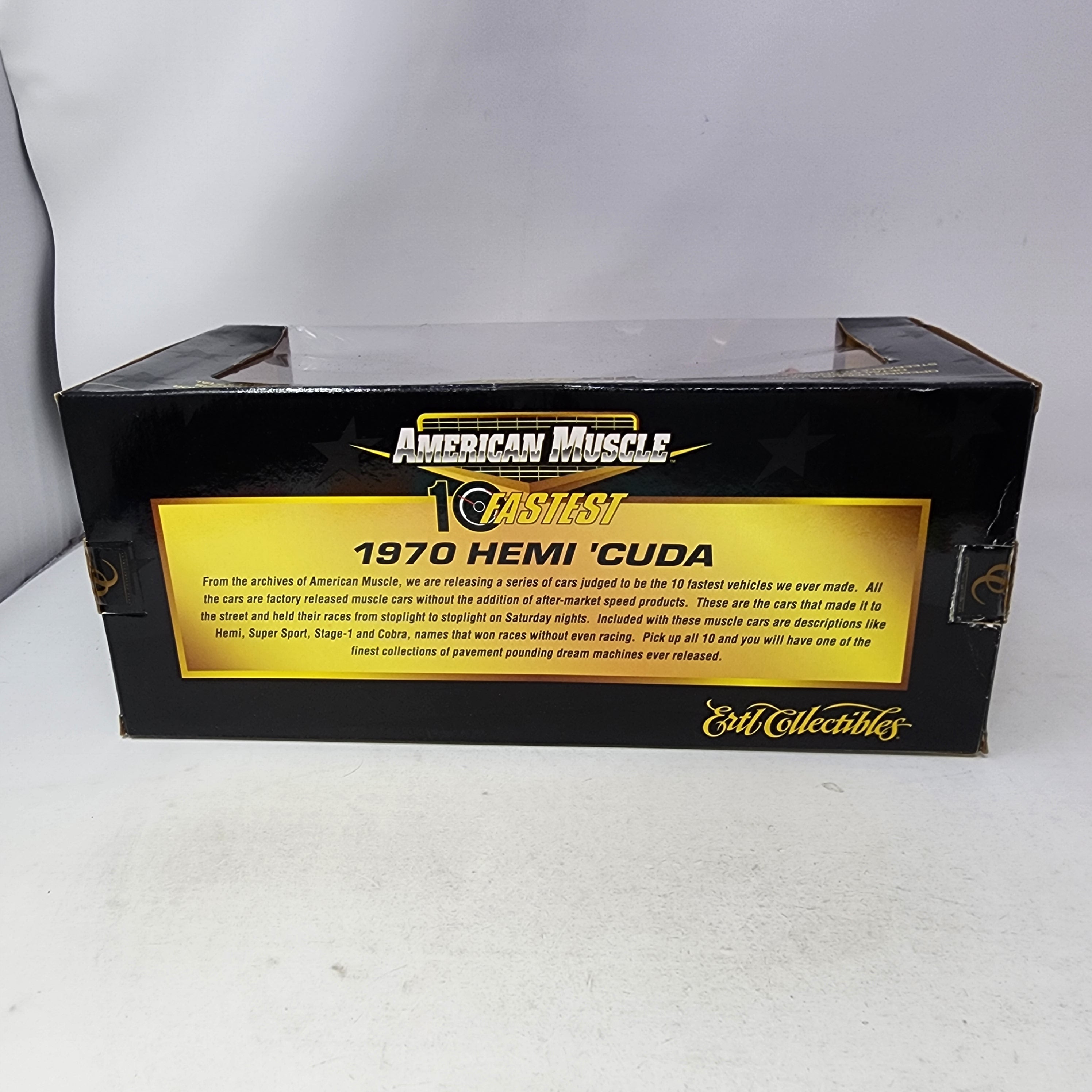 1970 Hemi Cuda * ERTL Collectibles 1/18 Scale American Muscle 10 Fastest、mySite、hgirdovlk