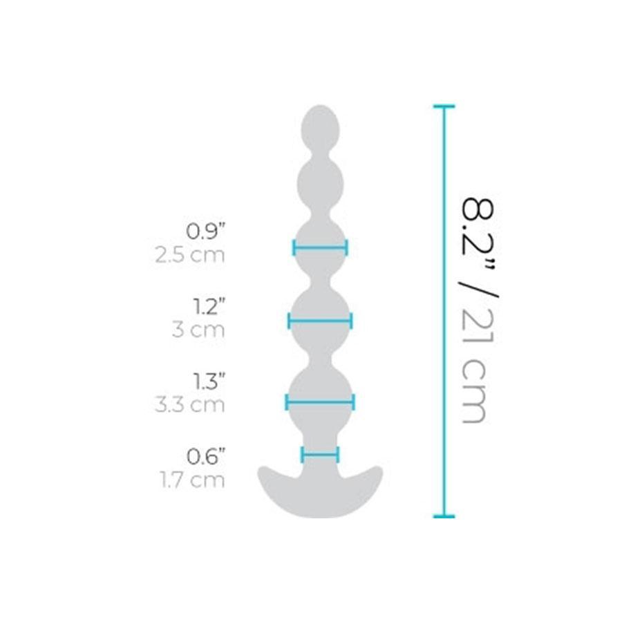 B-Vibe Cinco Anal Beads for Men、mySite、bottomscart