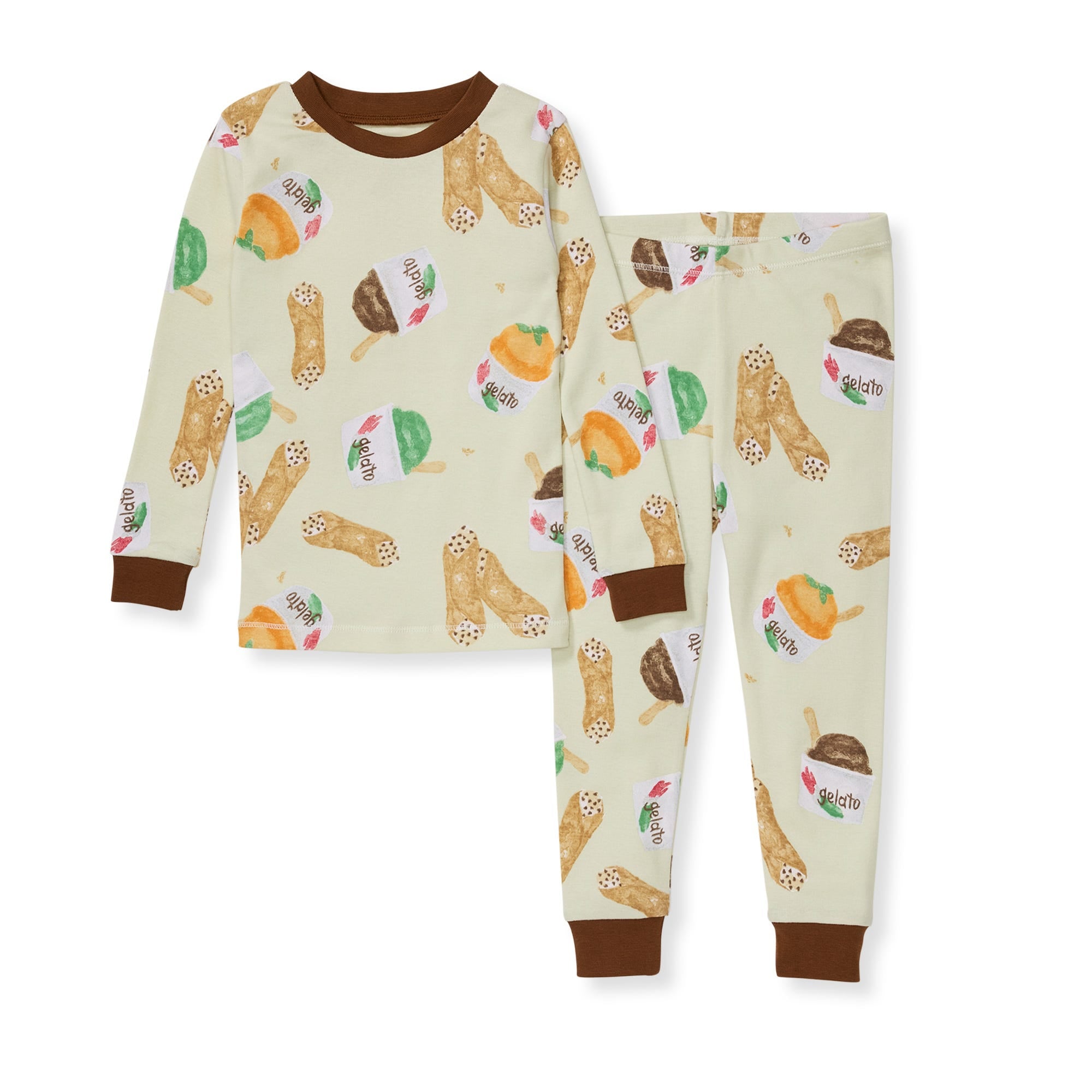 Gelato & Cannoli Organic Cotton Pajamas、mySite、g9winljtr