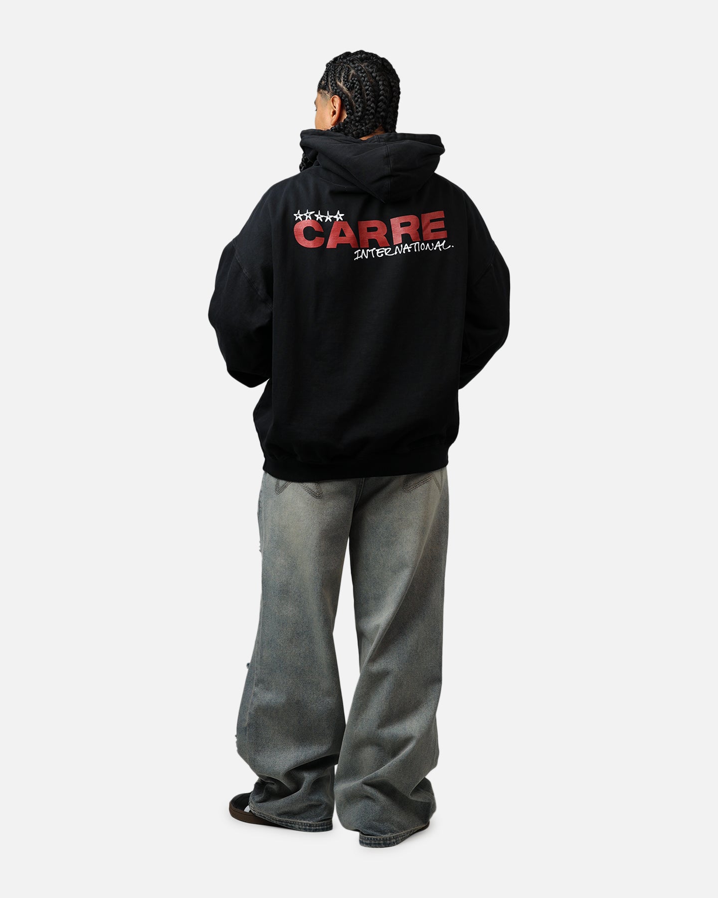 Carre Handdrawn Hoodie Black、mySite、zt4zffjzw