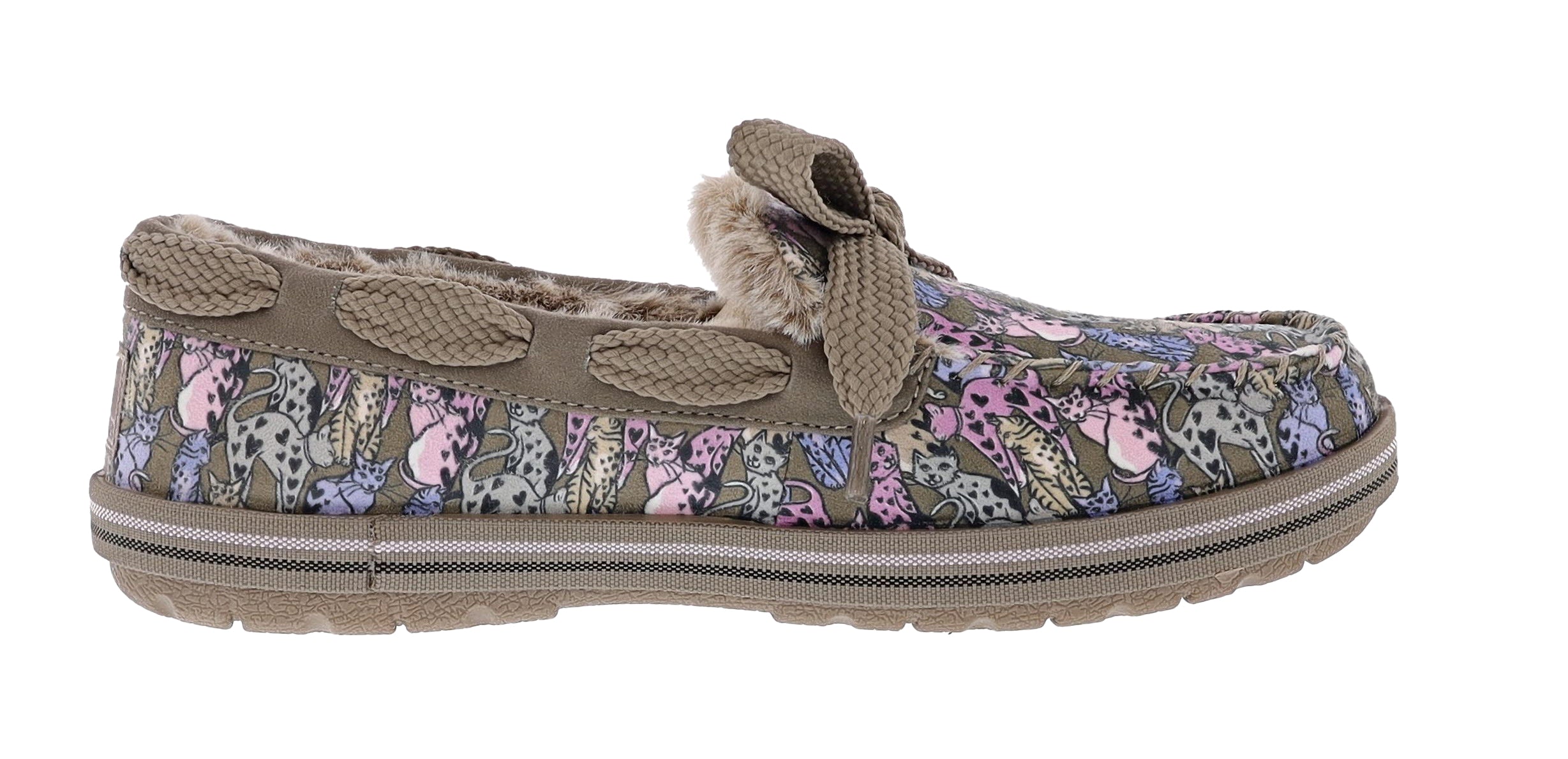 Skechers Women's Bobs Too Cozy Cats Meow Slip On Slippers、mySite、lovesweatpilates