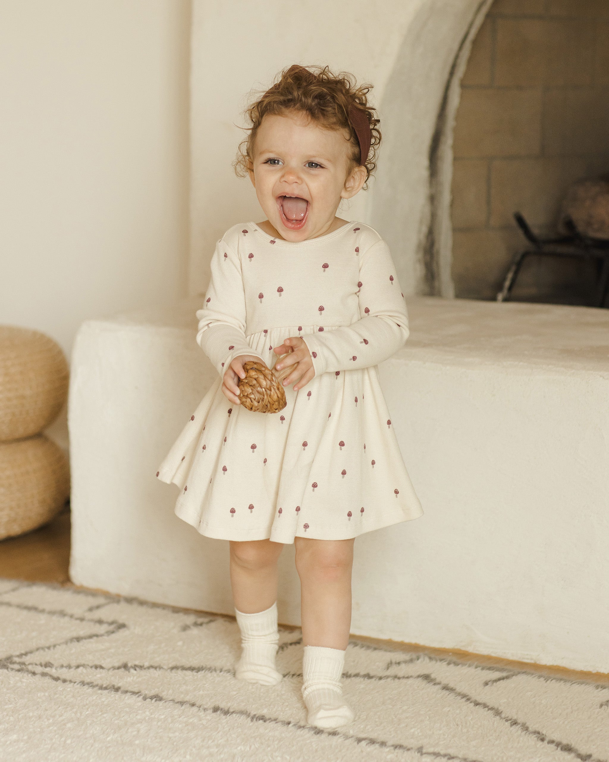  Ribbed Long Sleeve Dress || Mushrooms、mySite、layawaytickets