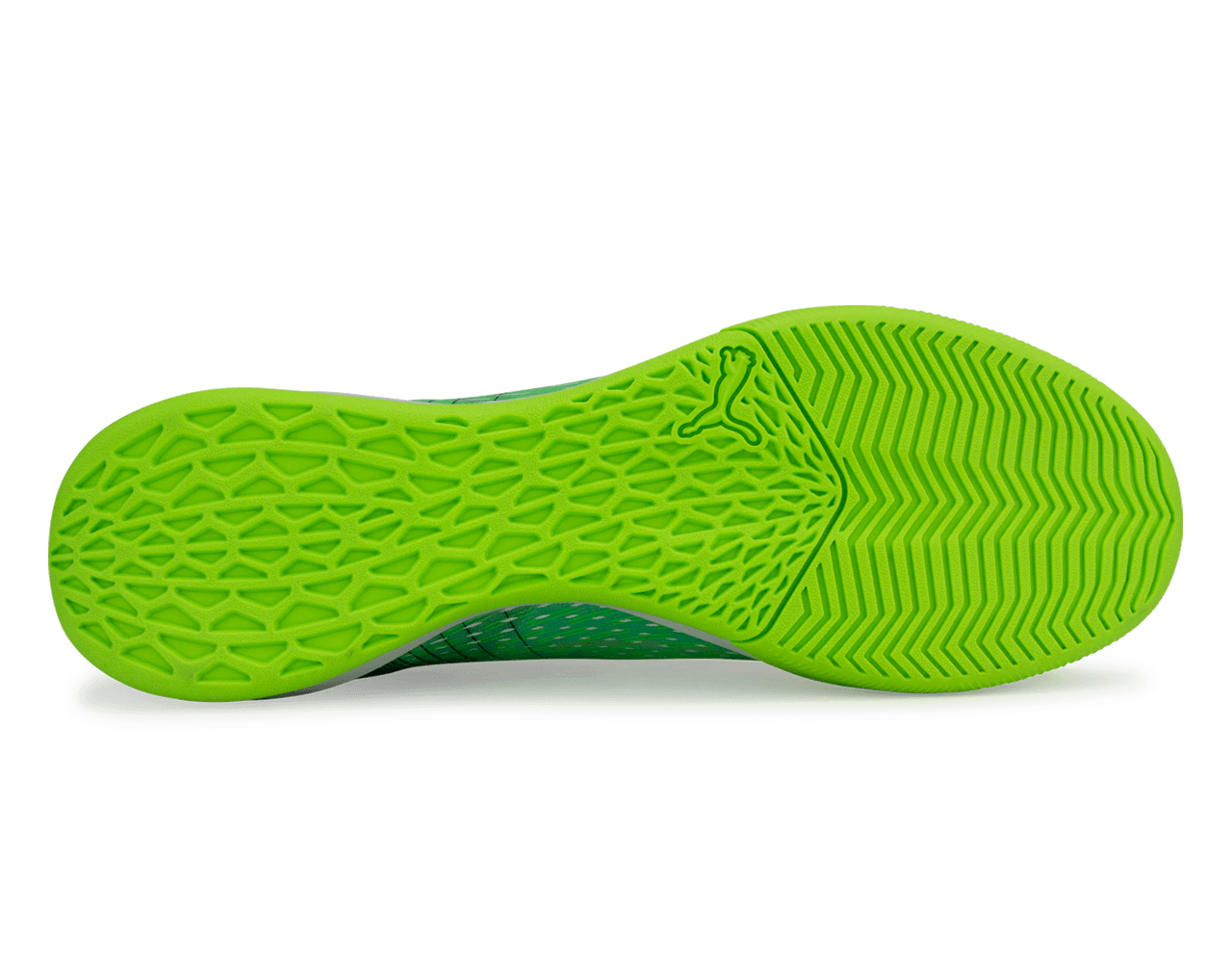 PUMA Men's Ultra 3.3 IT Indoor Soccer Shoes Green/Black、mySite、noshort