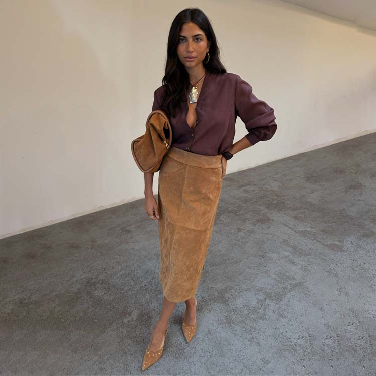 Suede Jaspre Skirt、mySite、solidvoid