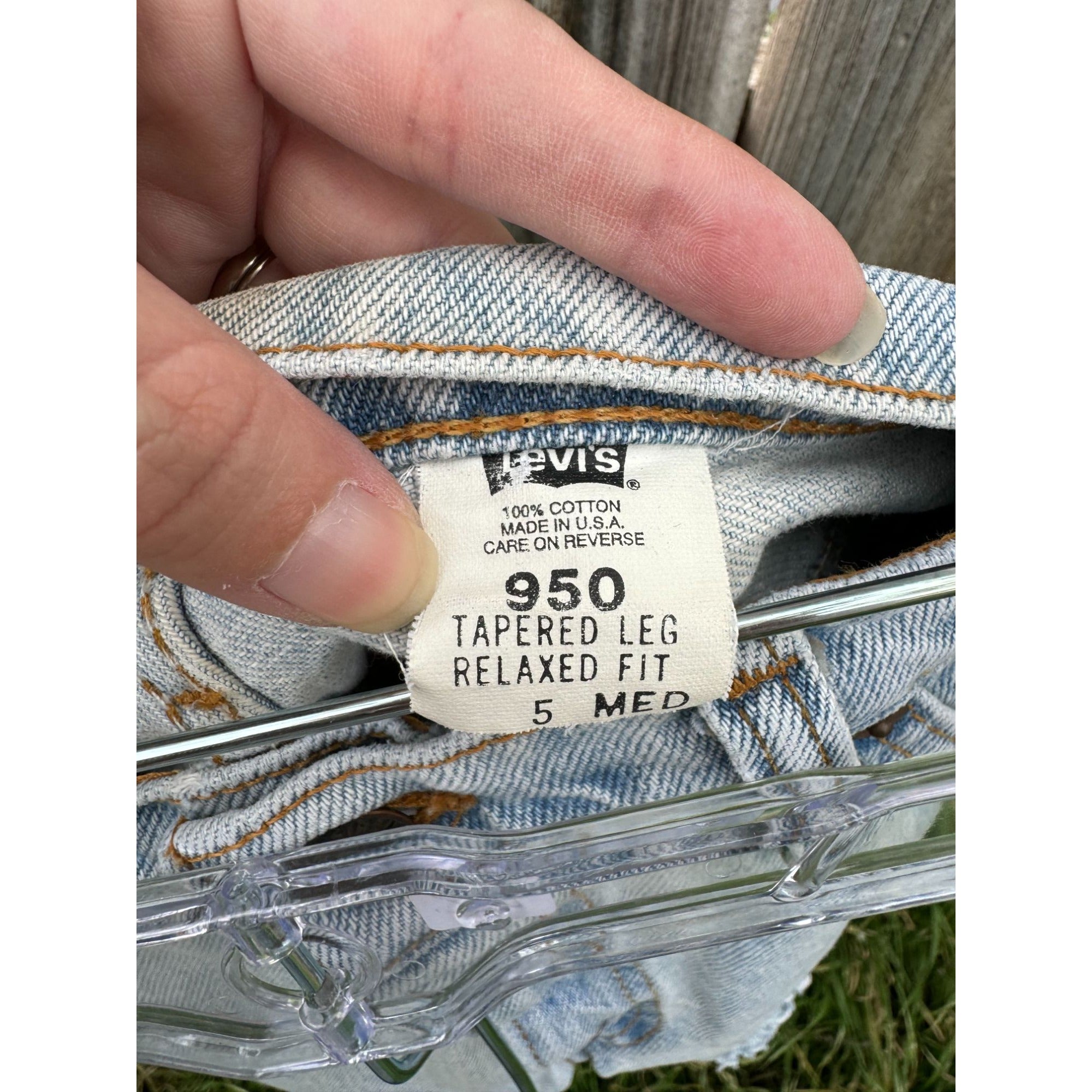 95' Levi's 950 Tapered Leg Orange Tab Cut Off Raw Hem Jean Shorts 5、mySite、garagedoors4me