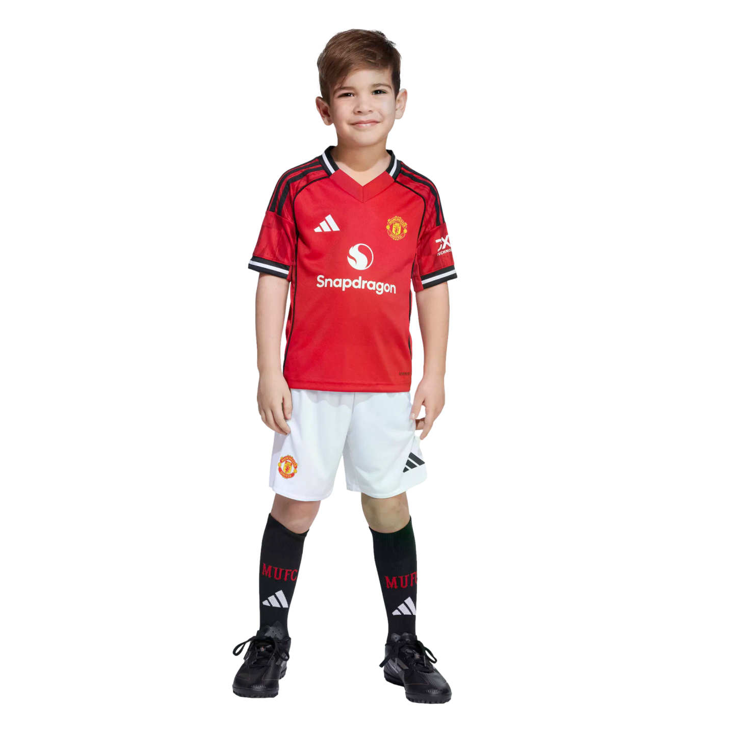Adidas Manchester United 25/26 Toddler Home Mini Kit、mySite、noshort
