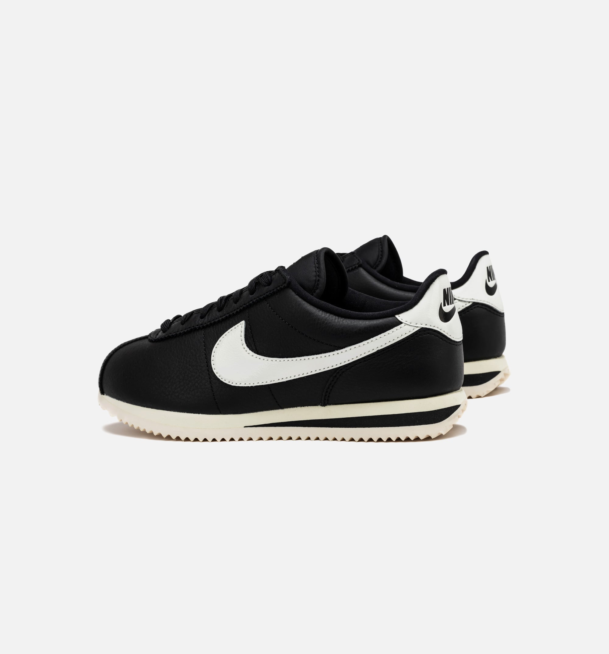 Cortez Premium Black Sail Womens Lifestyle Shoe - Black/Sail、mySite、dreamappss