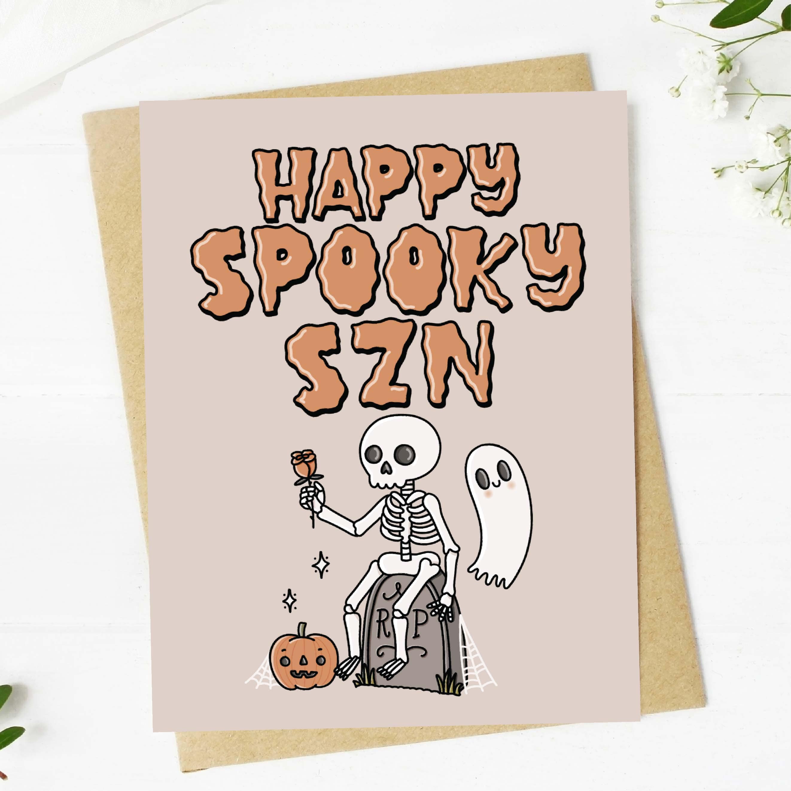  Happy Spooky SZN Halloween Card、mySite、ghnorth