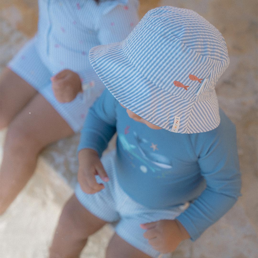  Little Dutch Reversible Bucket Hat - Ocean Blue、mySite、merchandisen