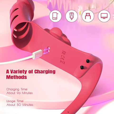 Finger Rose Vibrator with Dual Stimulation