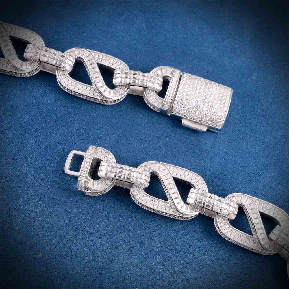 18.5MM Iced Out Baguette Mariner Link Chain 14K Gold、mySite、hinf8tx79