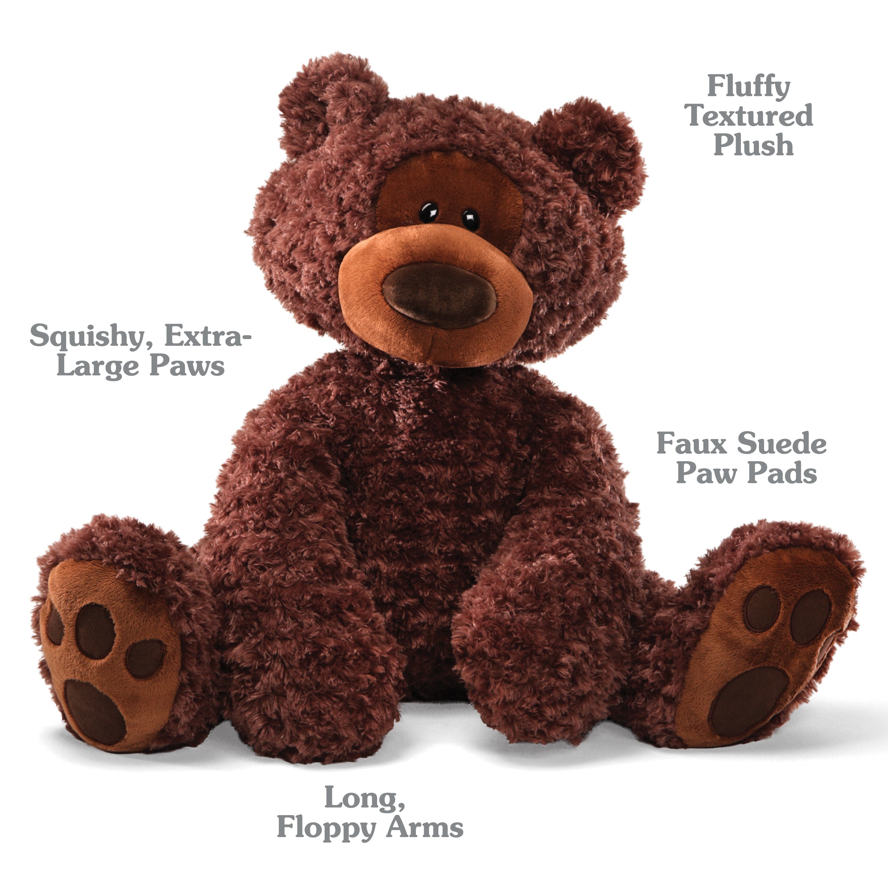 Jumbo Philbin Bear, Chocolate, 29 in、mySite、pszhyizbm