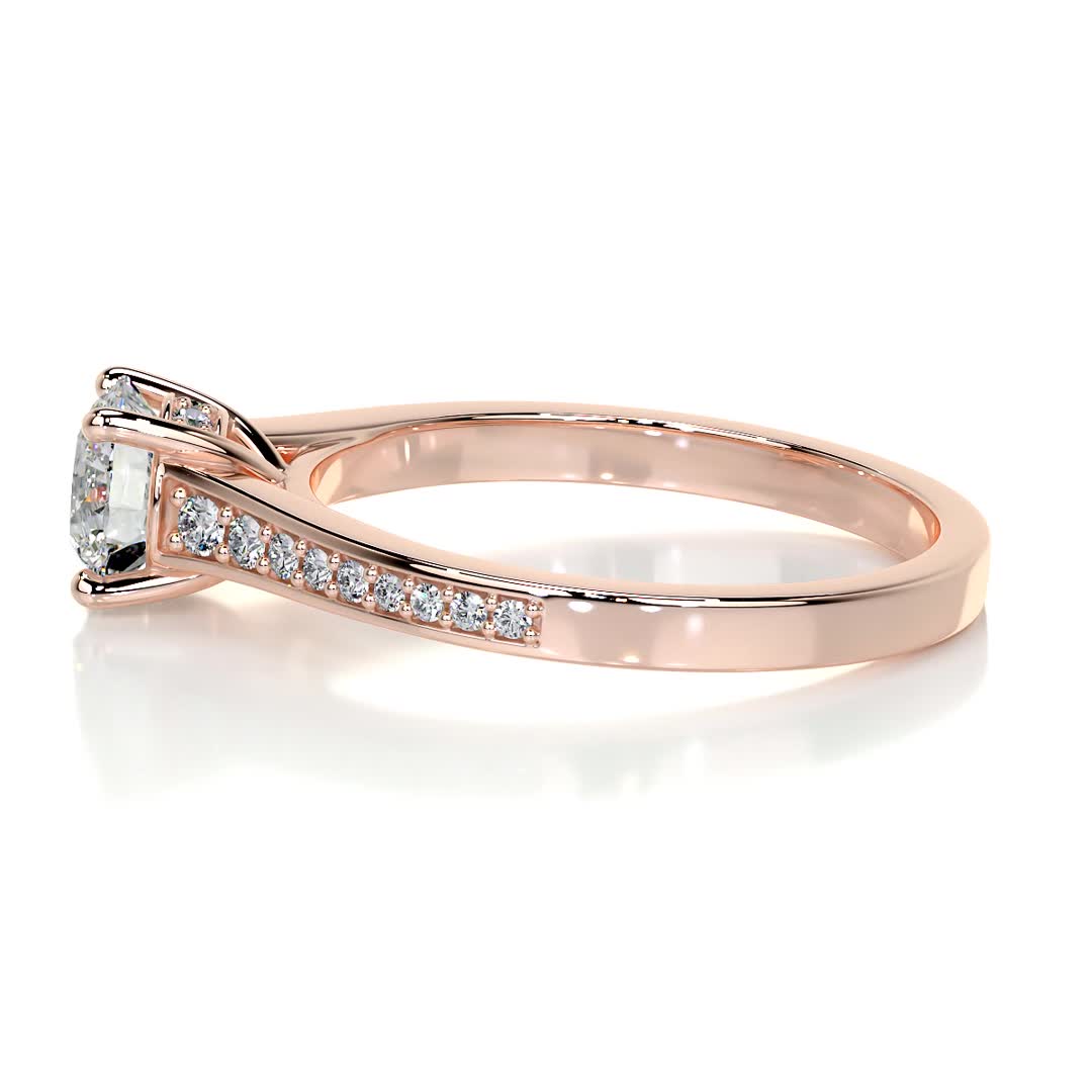 Lily Lab Grown Diamond Ring -14K Rose Gold、mySite、hinf8tx79