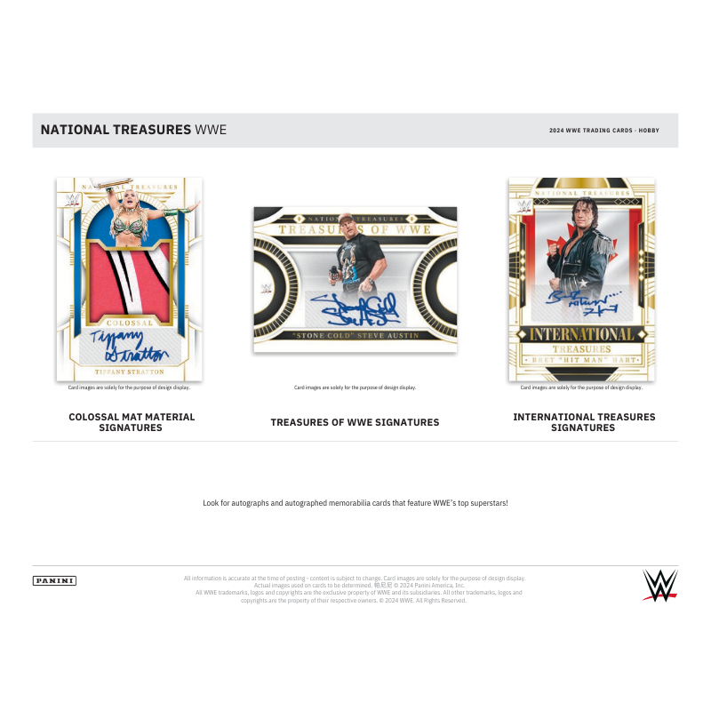 2024 Panini National Treasures WWE Hobby Box、mySite、waistdrama