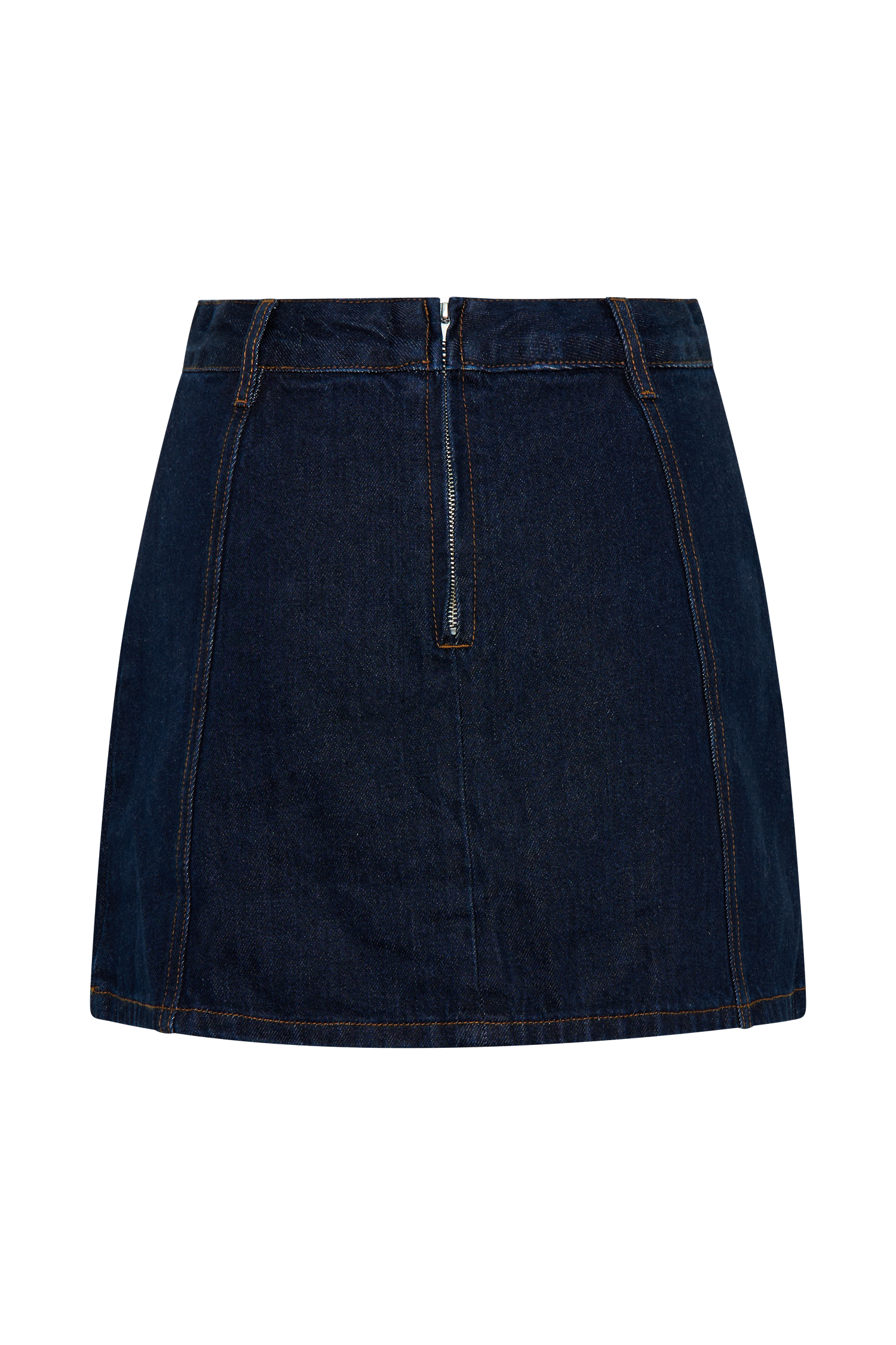 Rosalyn Mini Denim Skort - Indigo Blue、mySite、solidvoid