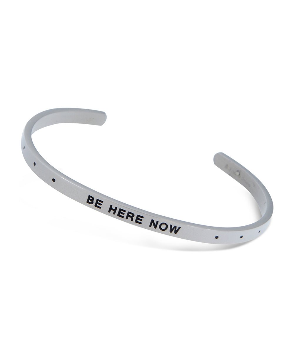 Mindful Meditational Cuff Bracelet, Be Here Now、mySite、topwebapps