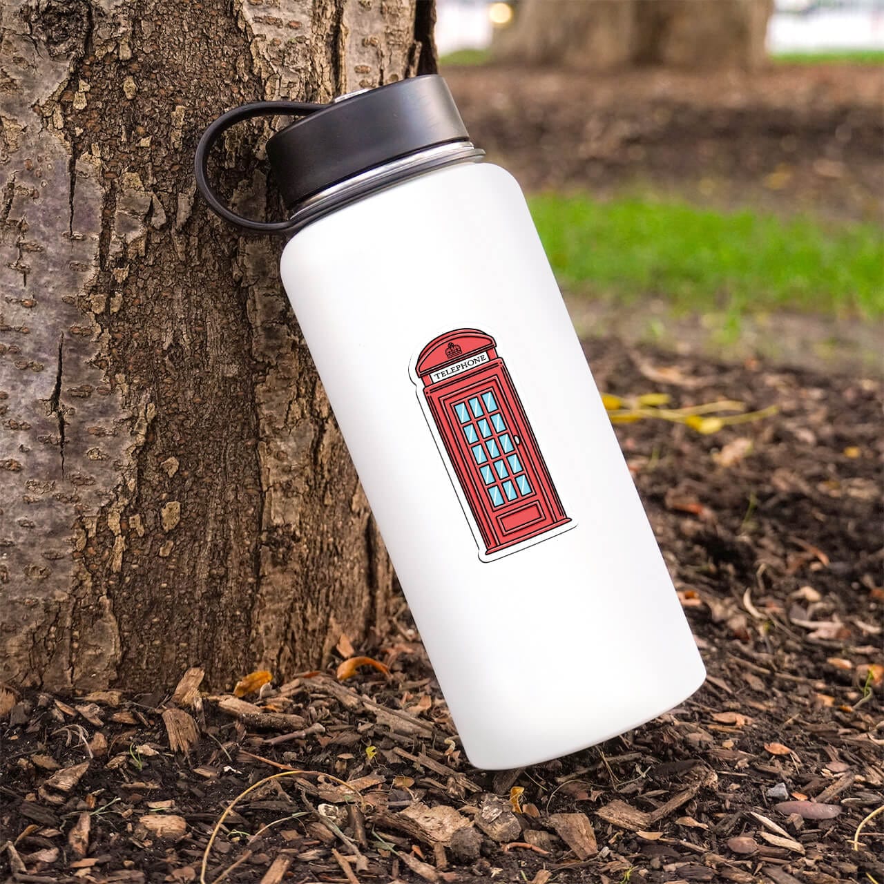  London Red Phone Box Sticker、mySite、ghnorth