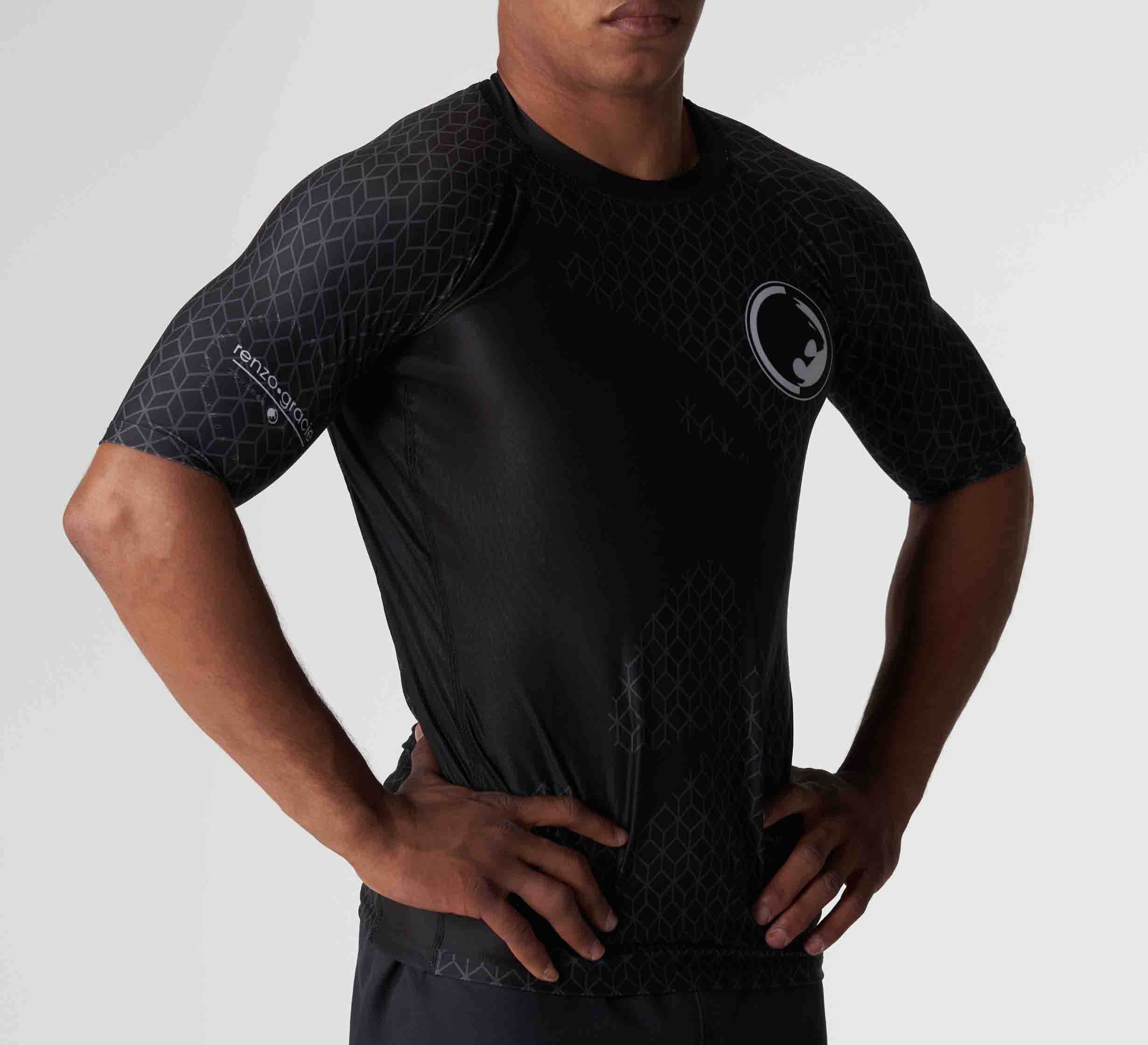 Renzo Gracie Mecca Ranked Short Sleeve Rashguard、mySite、gigharbornorthrealestate