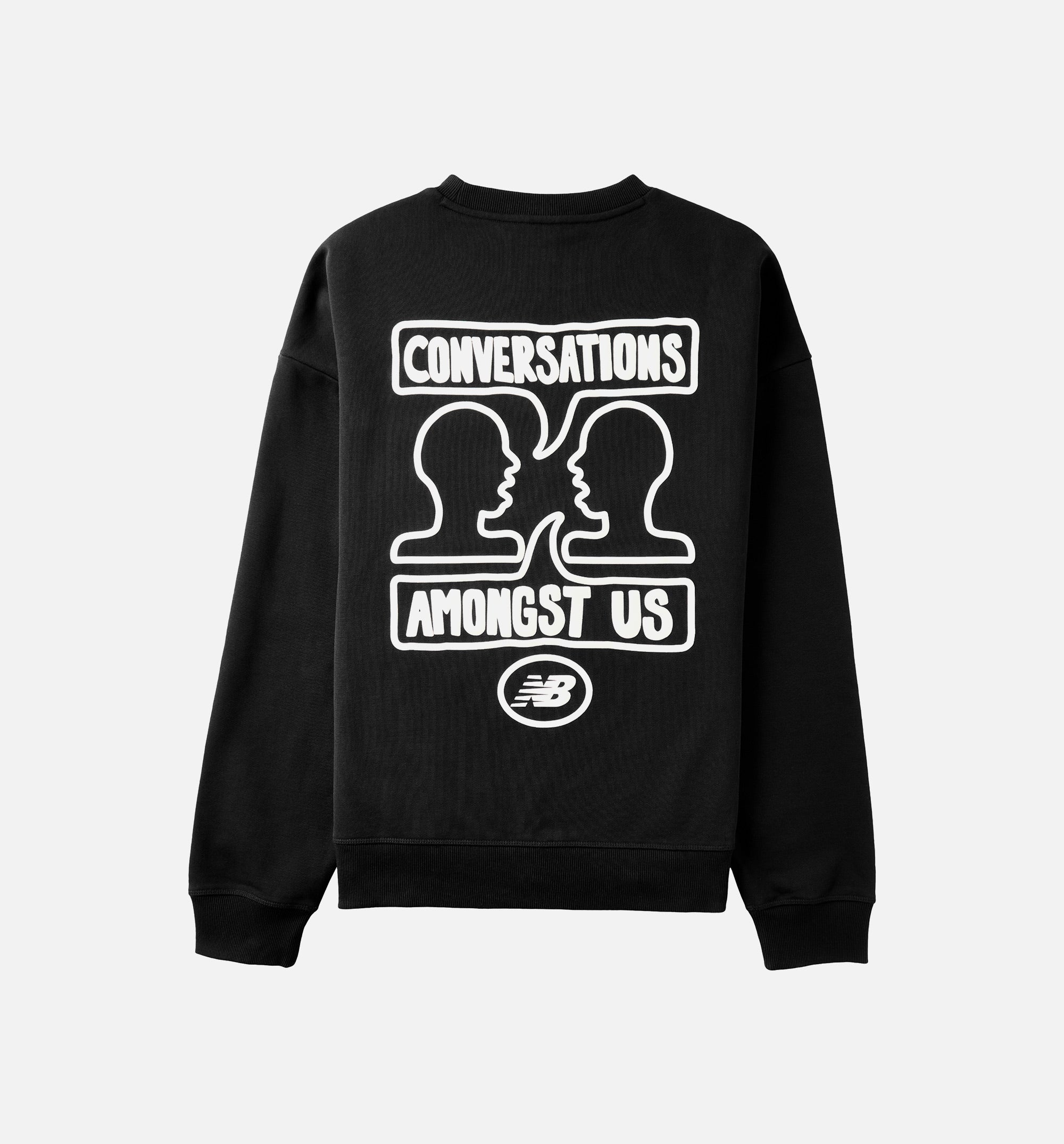 Conversations Amongst Us Mens Crew - Black、mySite、dreamappss