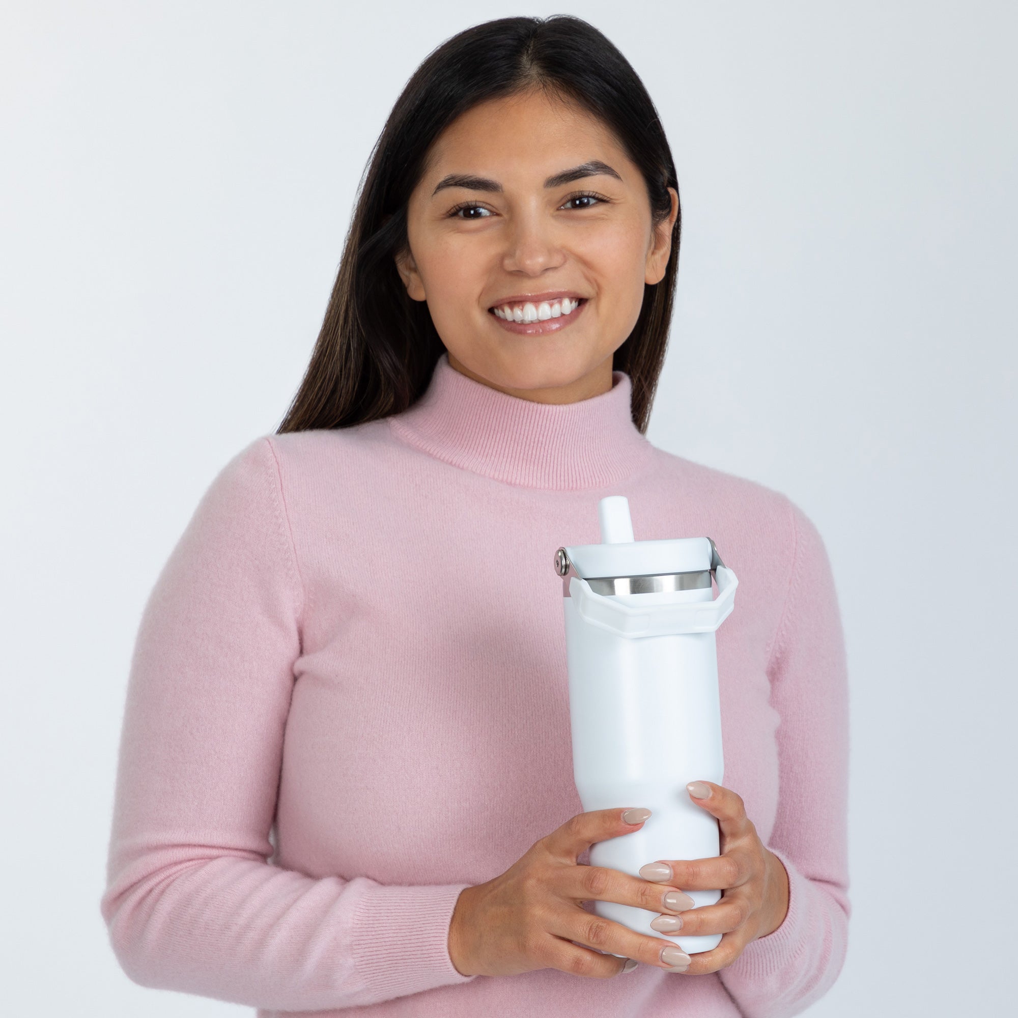 Paw Print Stainless Steel Tumbler with Flip Straw - 30 oz、mySite、camillekostekn