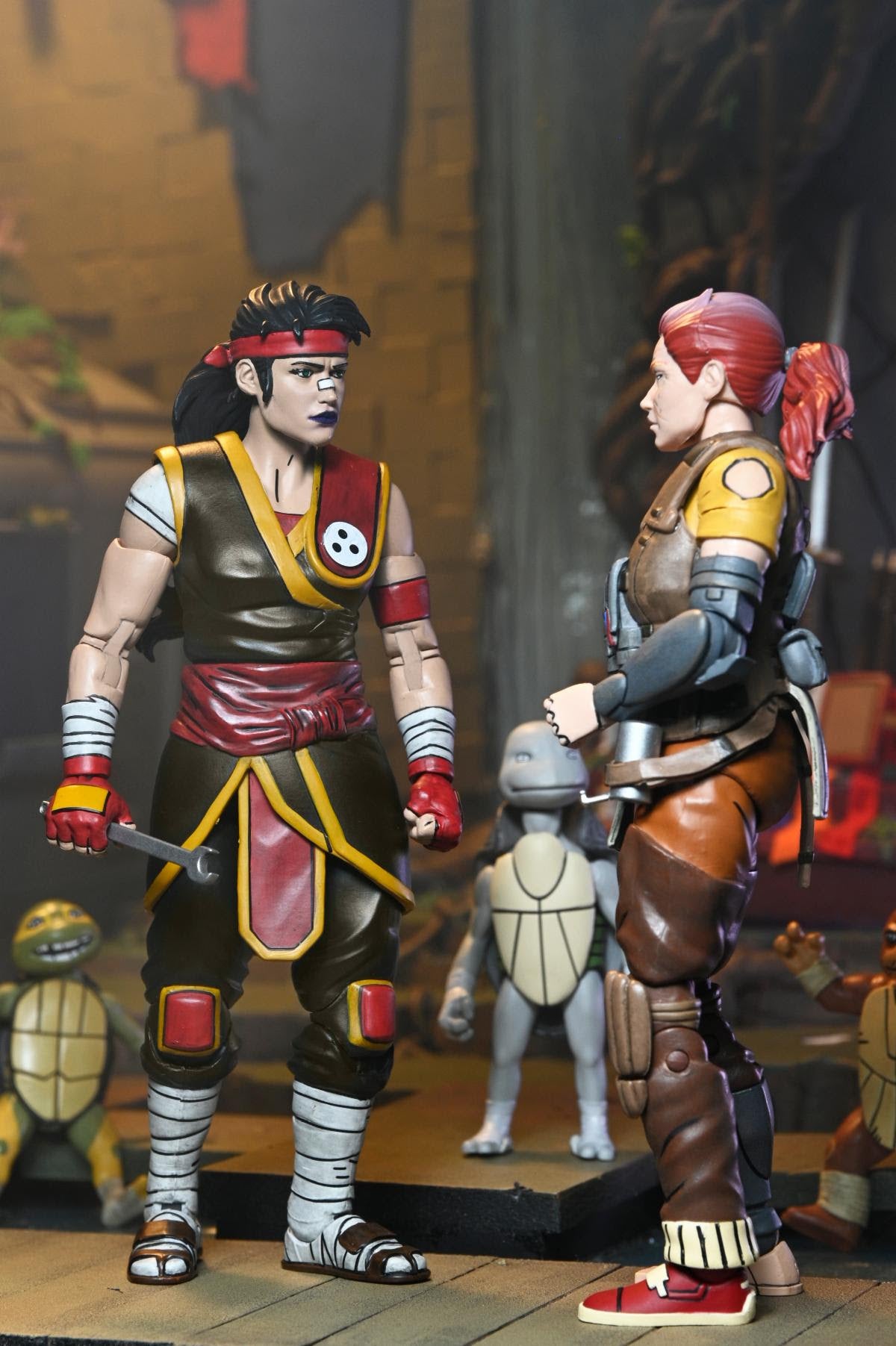 NECA Teenage Mutant Ninja Turtles Casey Marie with Baby Odyn & Uno (The Last Ronin- The Lost Years)、mySite、hgirdovlk