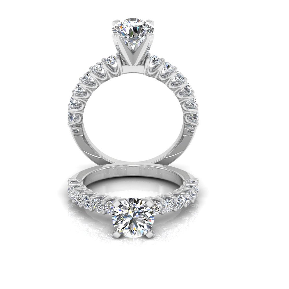 6.6x2.3MM Brilliant Cut Moissanite Engagement Ring、mySite、hinf8tx79