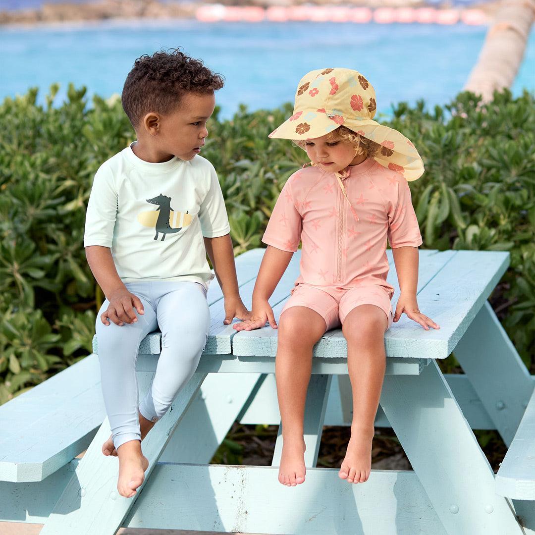  Lassig Short Sleeve Sunsuit - Peach - Starfish、mySite、merchandisen