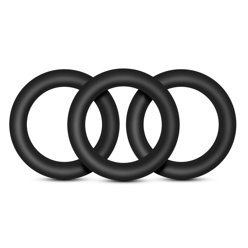 Performance By Blush® | VS2: Black Small Penis Rings (3-Pack) - Made with Puria™ Silicone、mySite、bottomscart