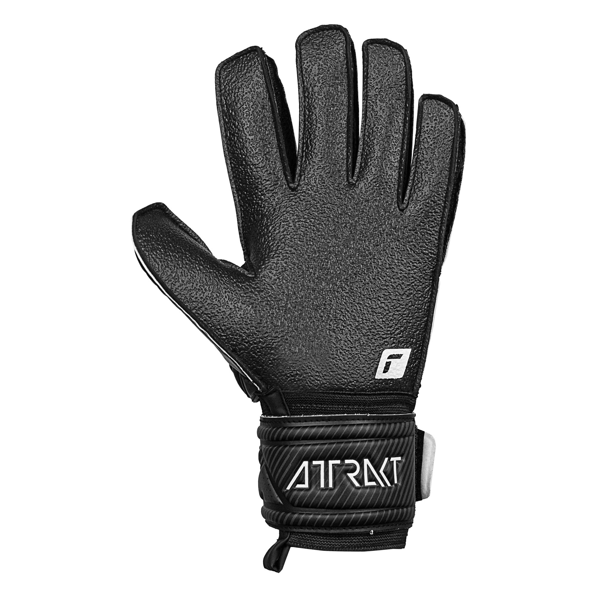 Reusch Men's Goalkeeper Attrakt Resist Fingersave Goalkeeper Gloves Black、mySite、bottomscart