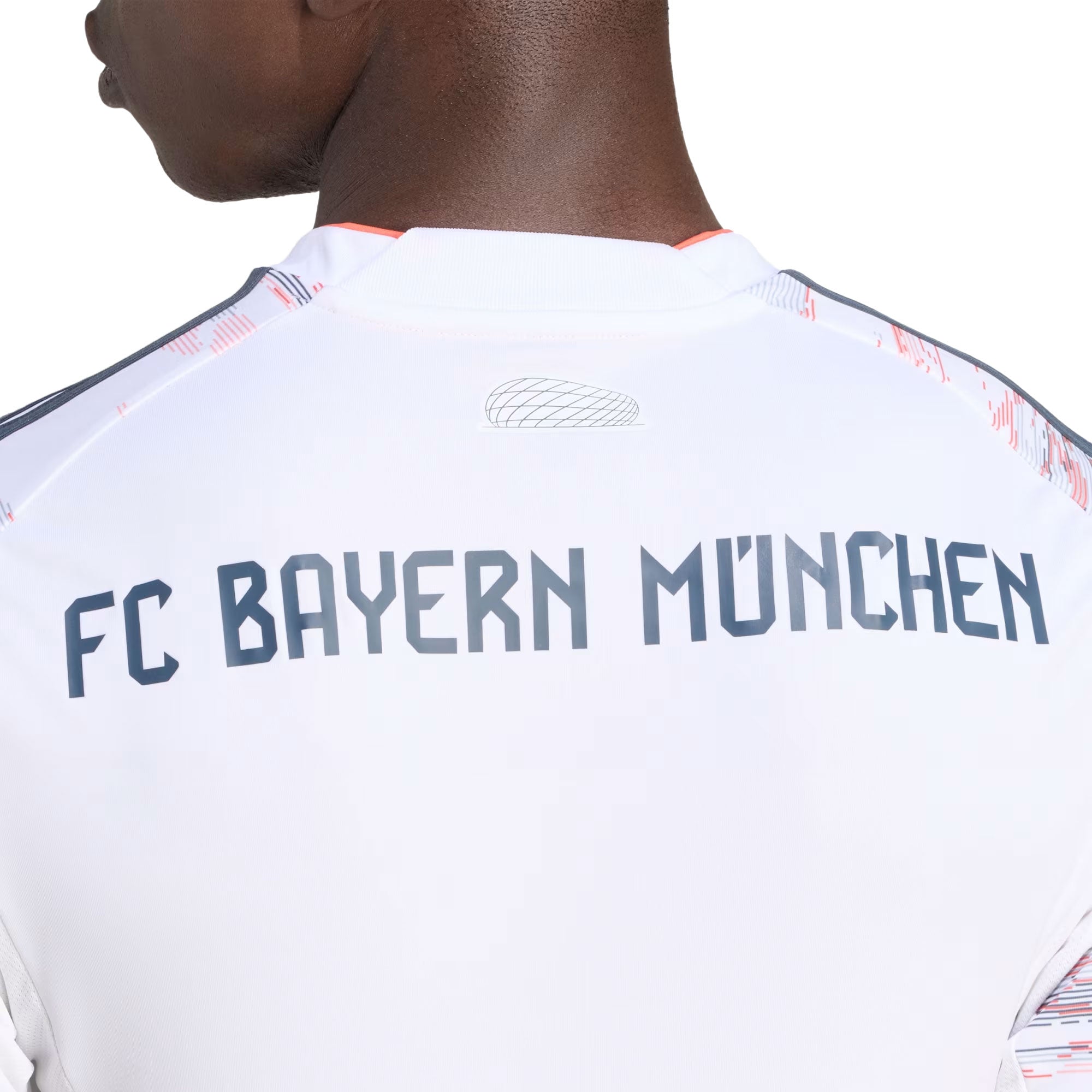 adidas Men's FC Bayern Munich 2025/26 Away Jersey White、mySite、noshort