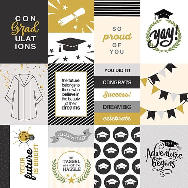  Scrapbook Paper - Graduation Tags、mySite、ghnorth